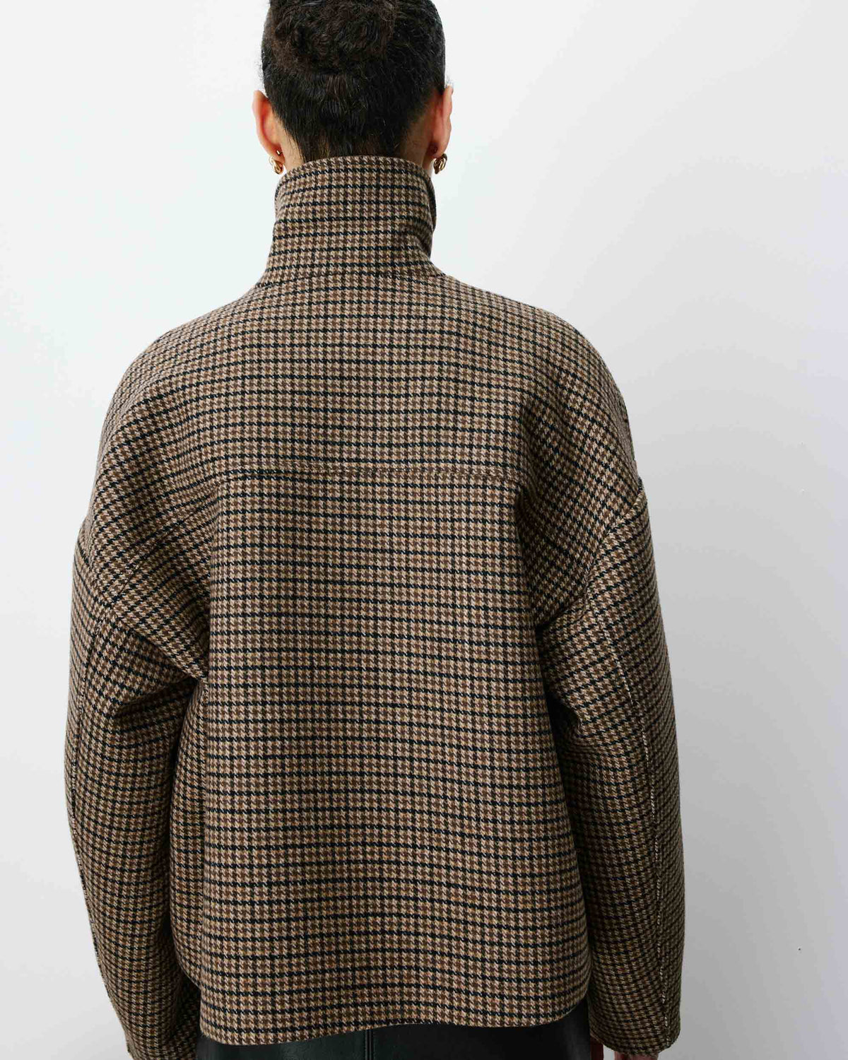 Grace & Mila Short Houndstooth Coat