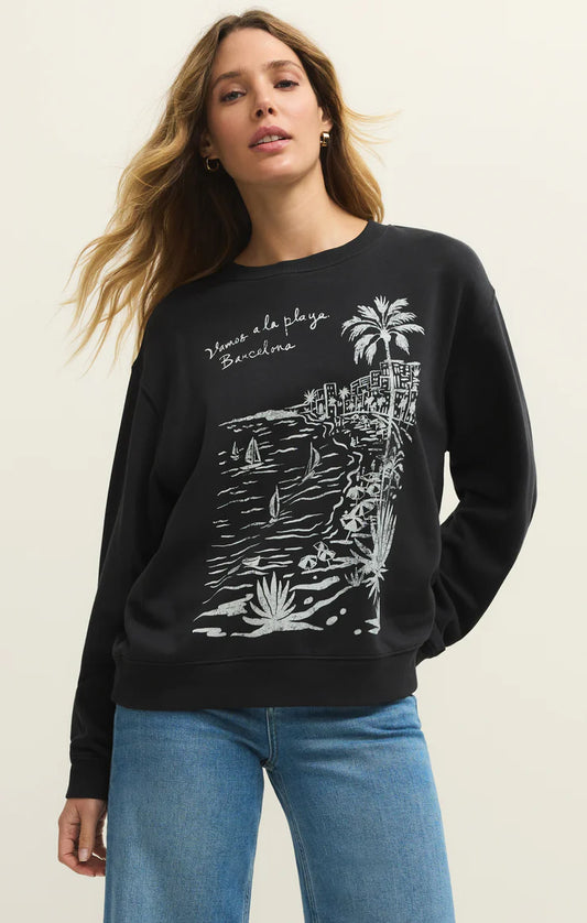 Z Supply - La Playa Boyfriend Sweatshirt
