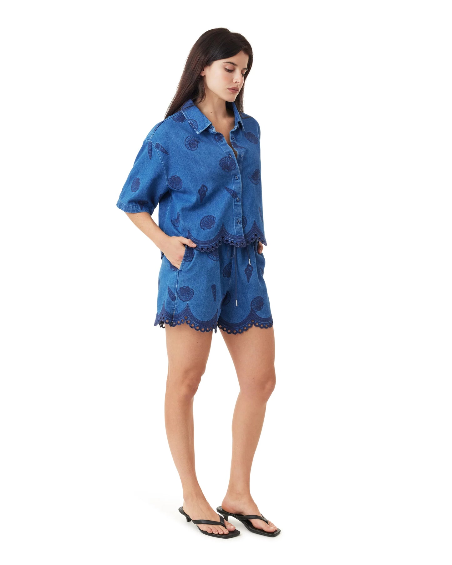 Habitual Seashell Pull On Short