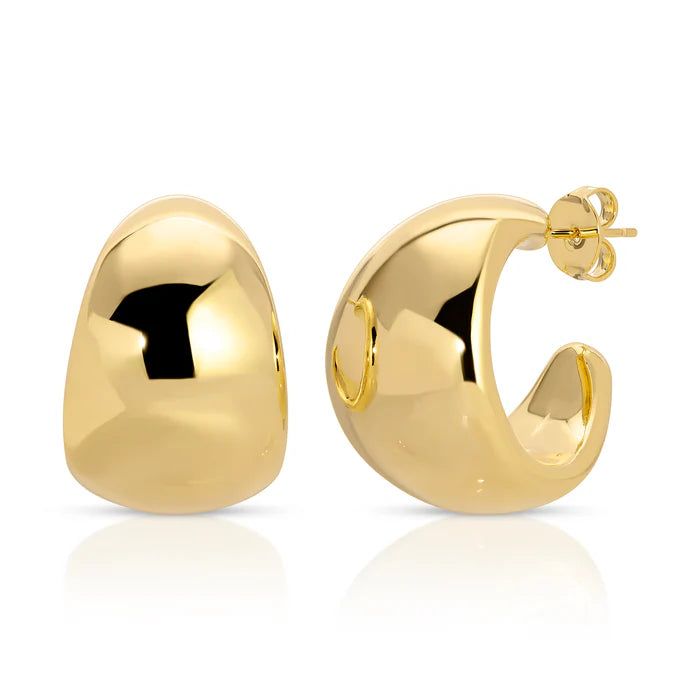Dome Hoop Earring
