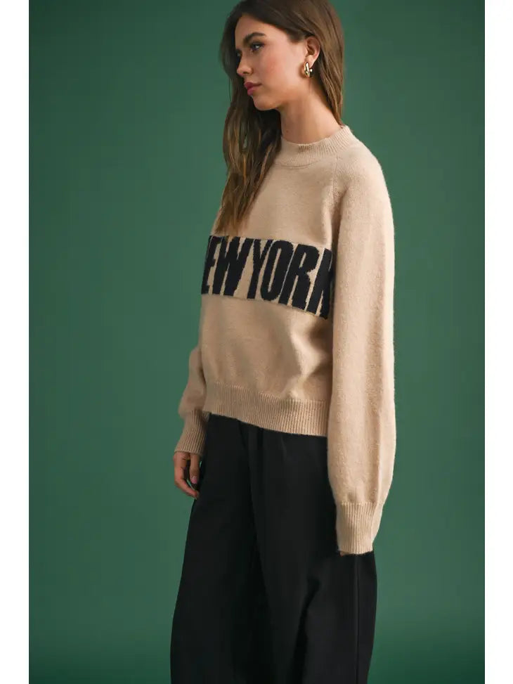 New York Sweater Top