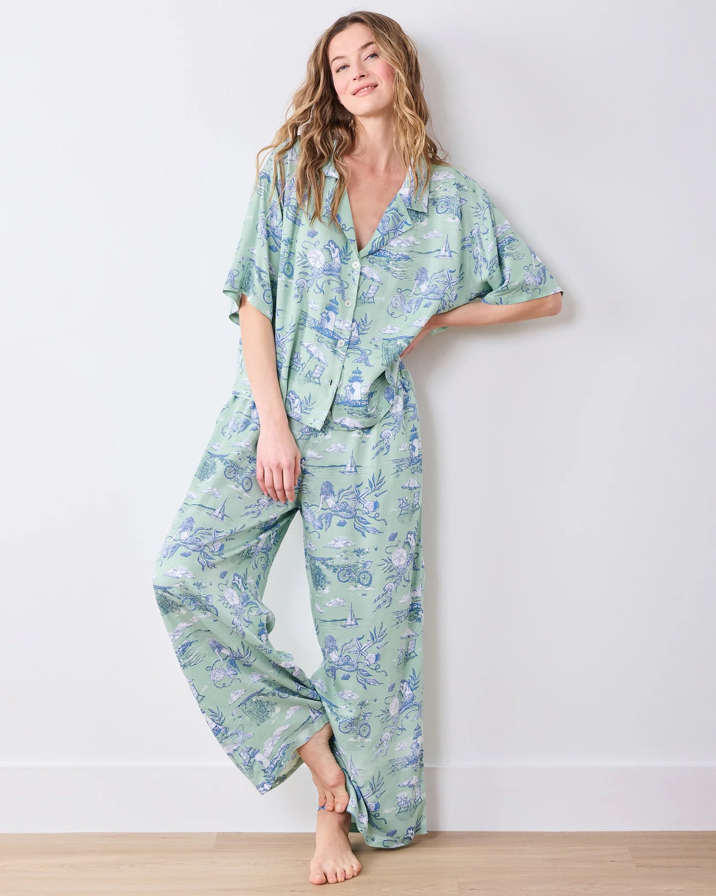 Printfresh Mermaid Toile Eco Satin Wildest Dreams