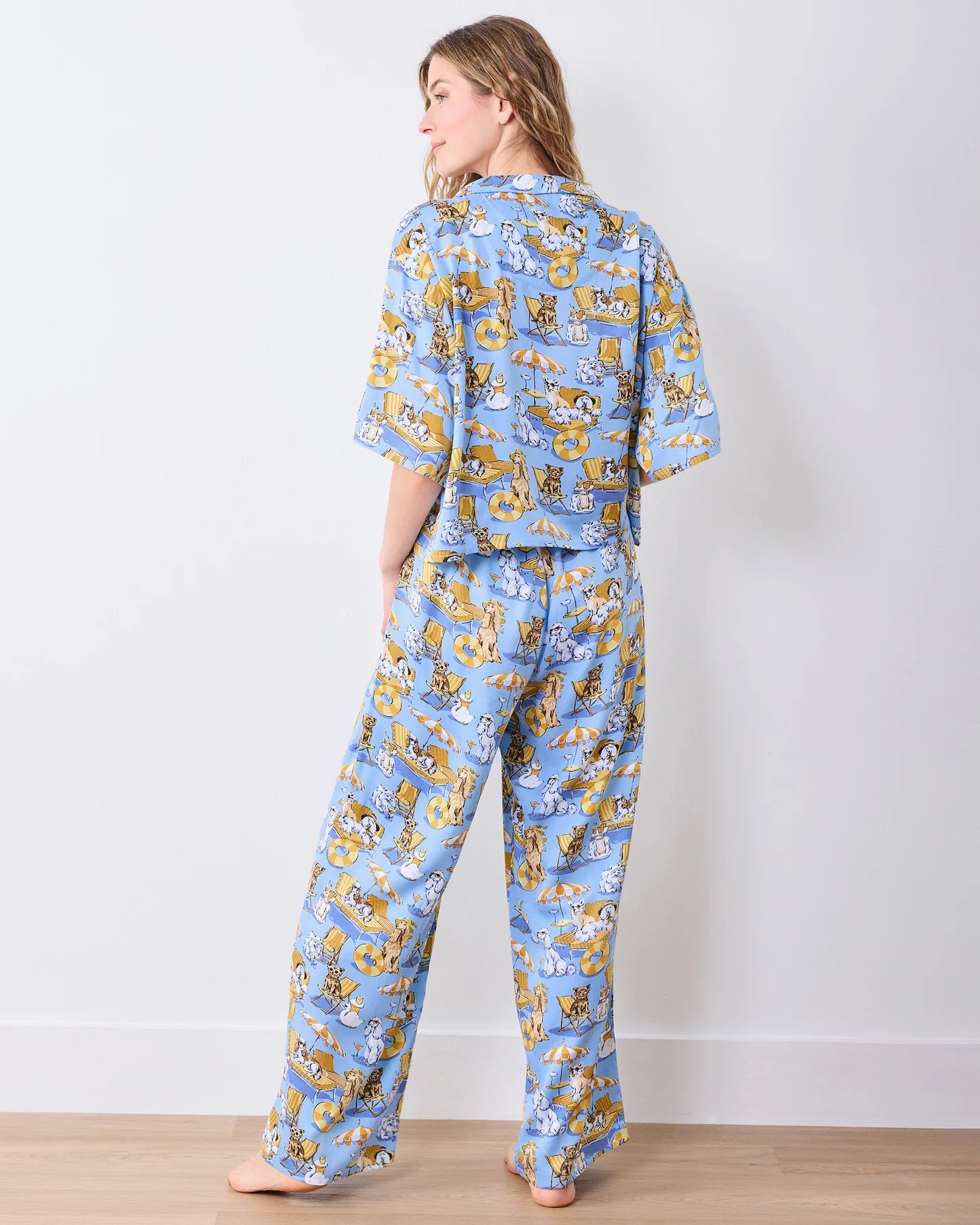 Printfresh Palm Royal Pooches Satin Wildest Dream Set