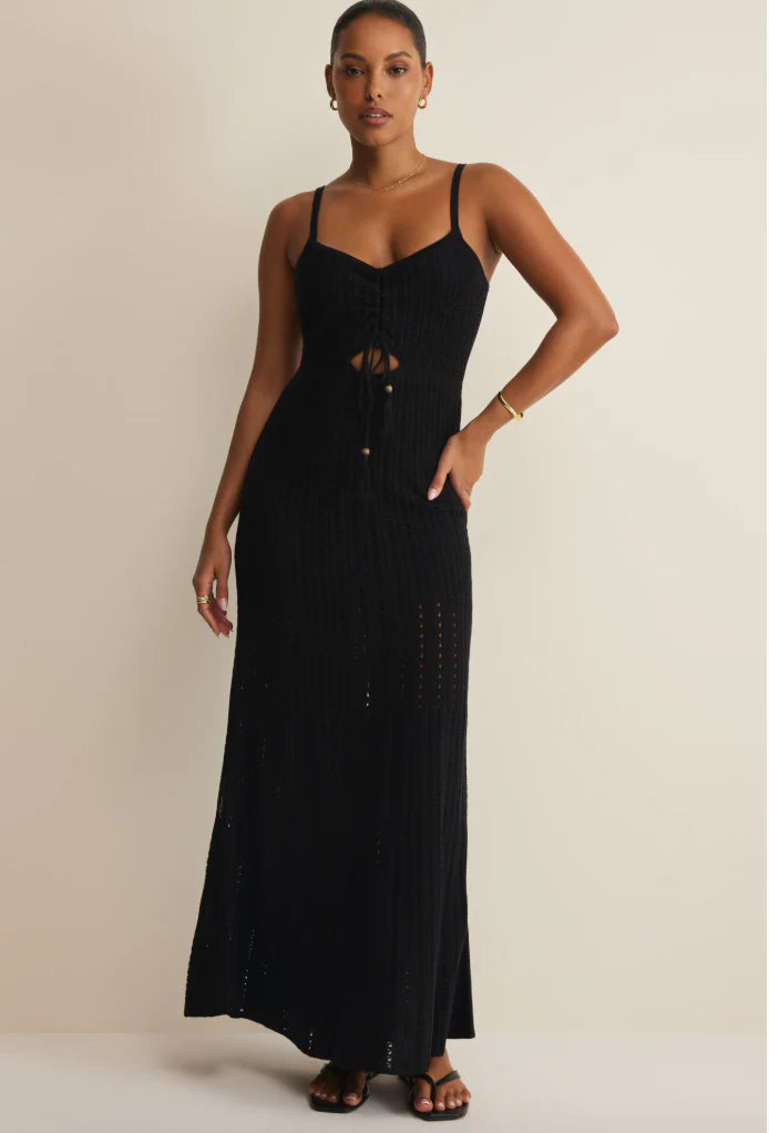 Z Supply Sunda Crochet Midi Dress