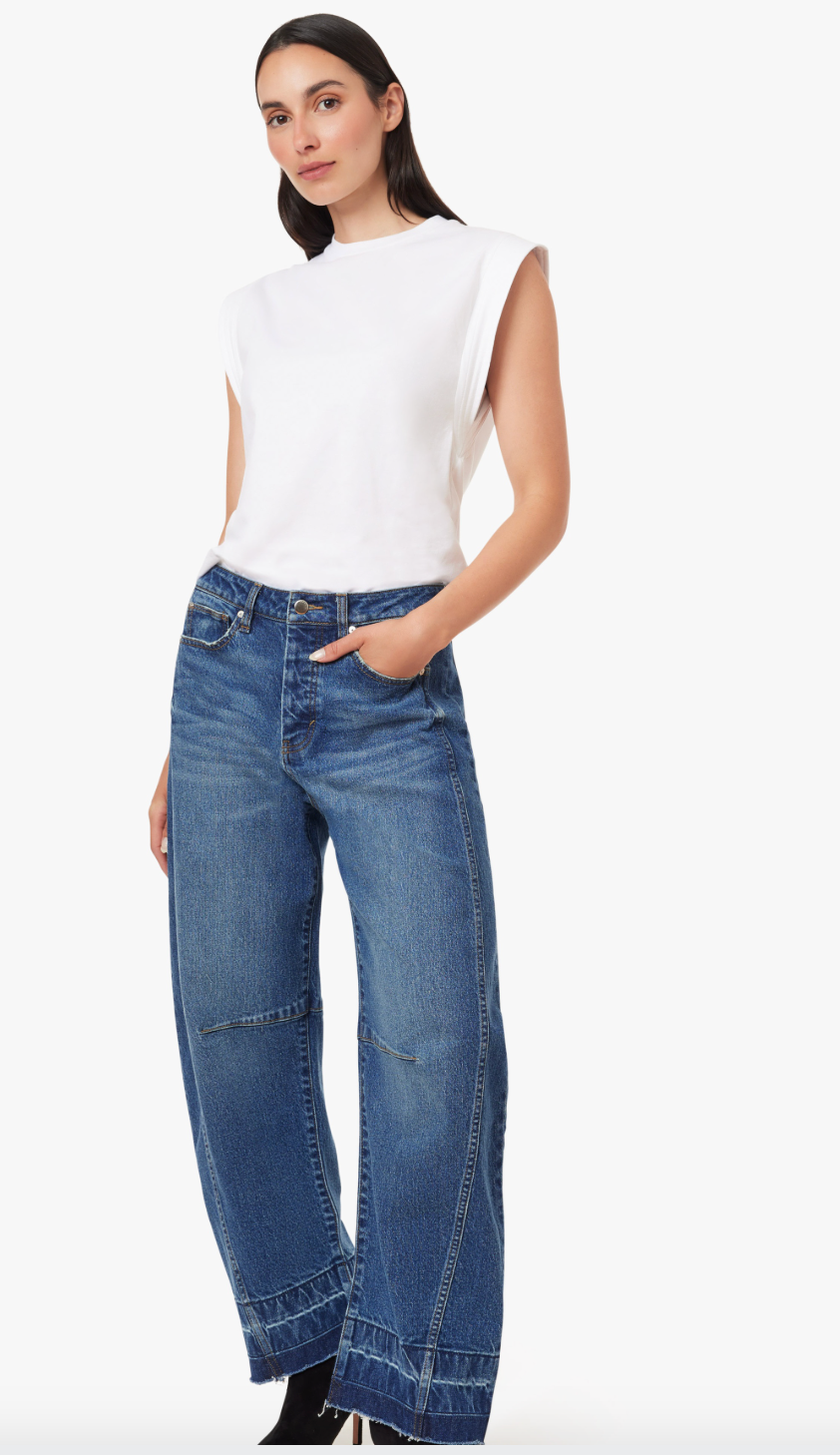 Habitual Harper Cropped Barrel Jeans