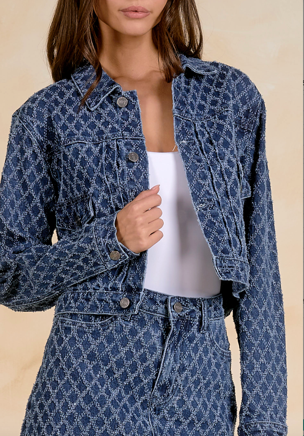 Elan Denim Jacket/ Denim Diamond