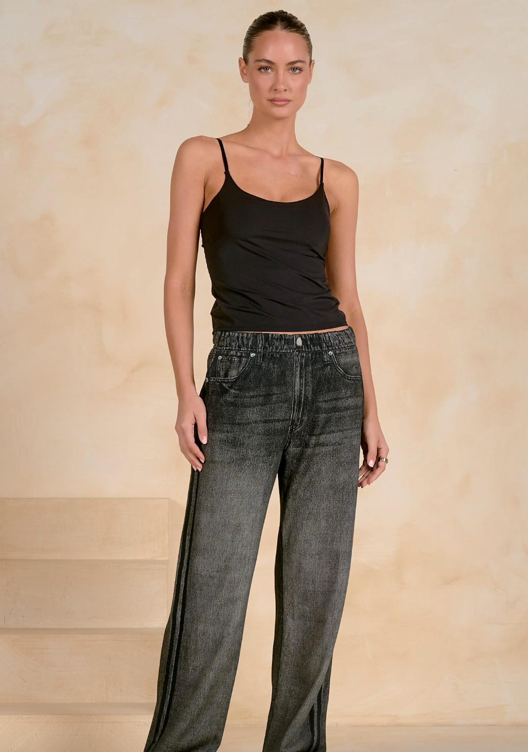 Elan Faux Track Pants