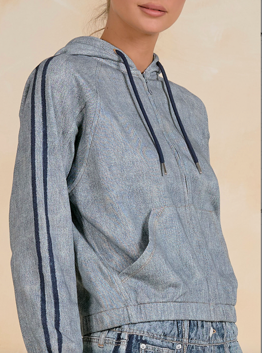 Elan Bomber Jacket Hoodie