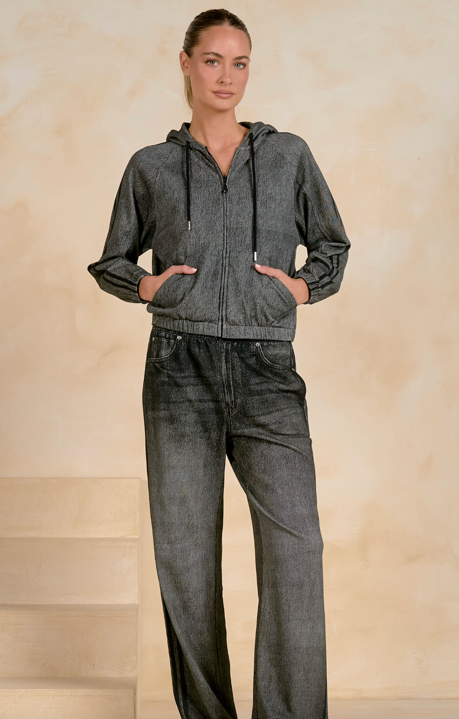 Elan Bomber Jacket Hoodie