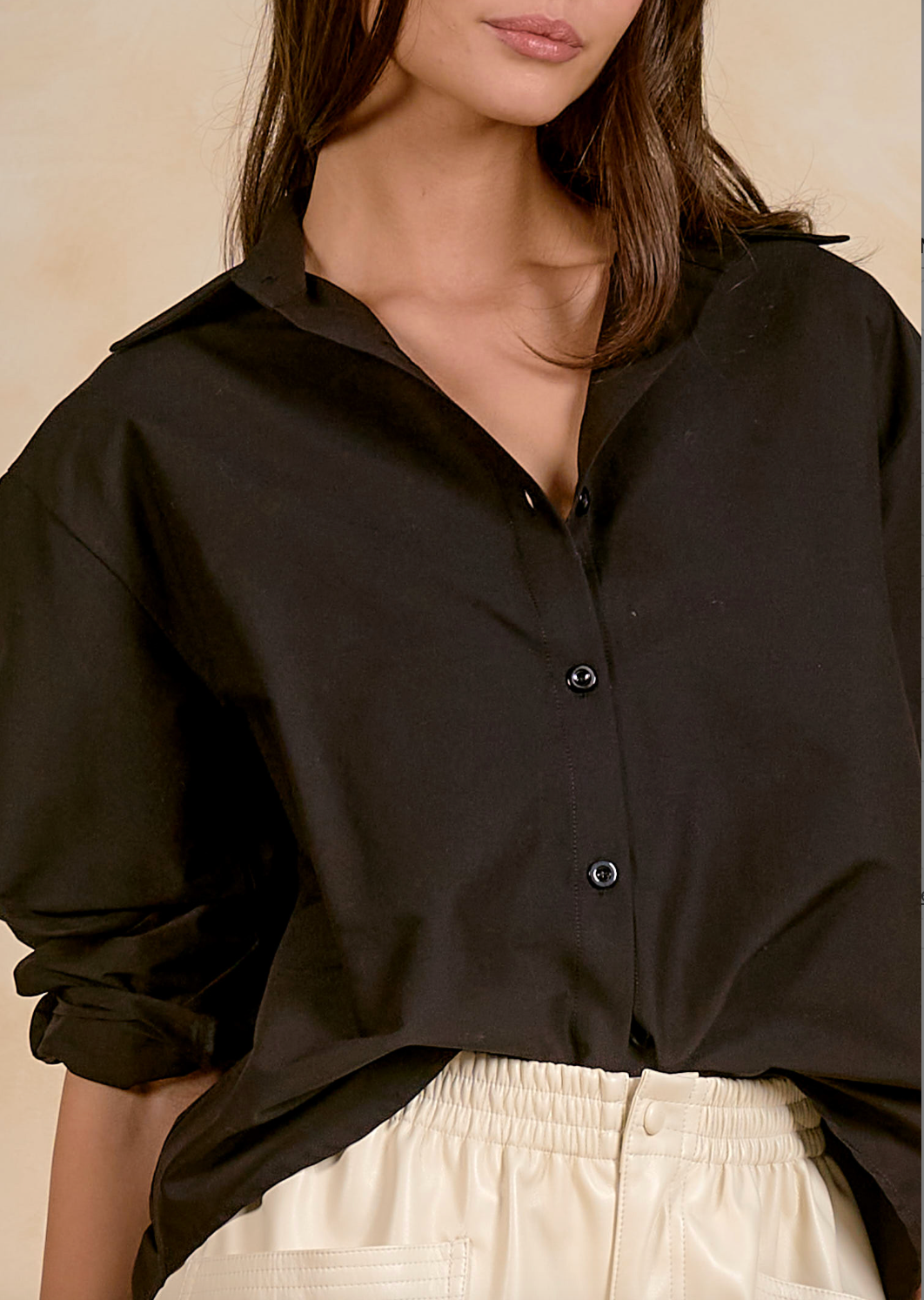 Elan Long Sleeve Open Back Top