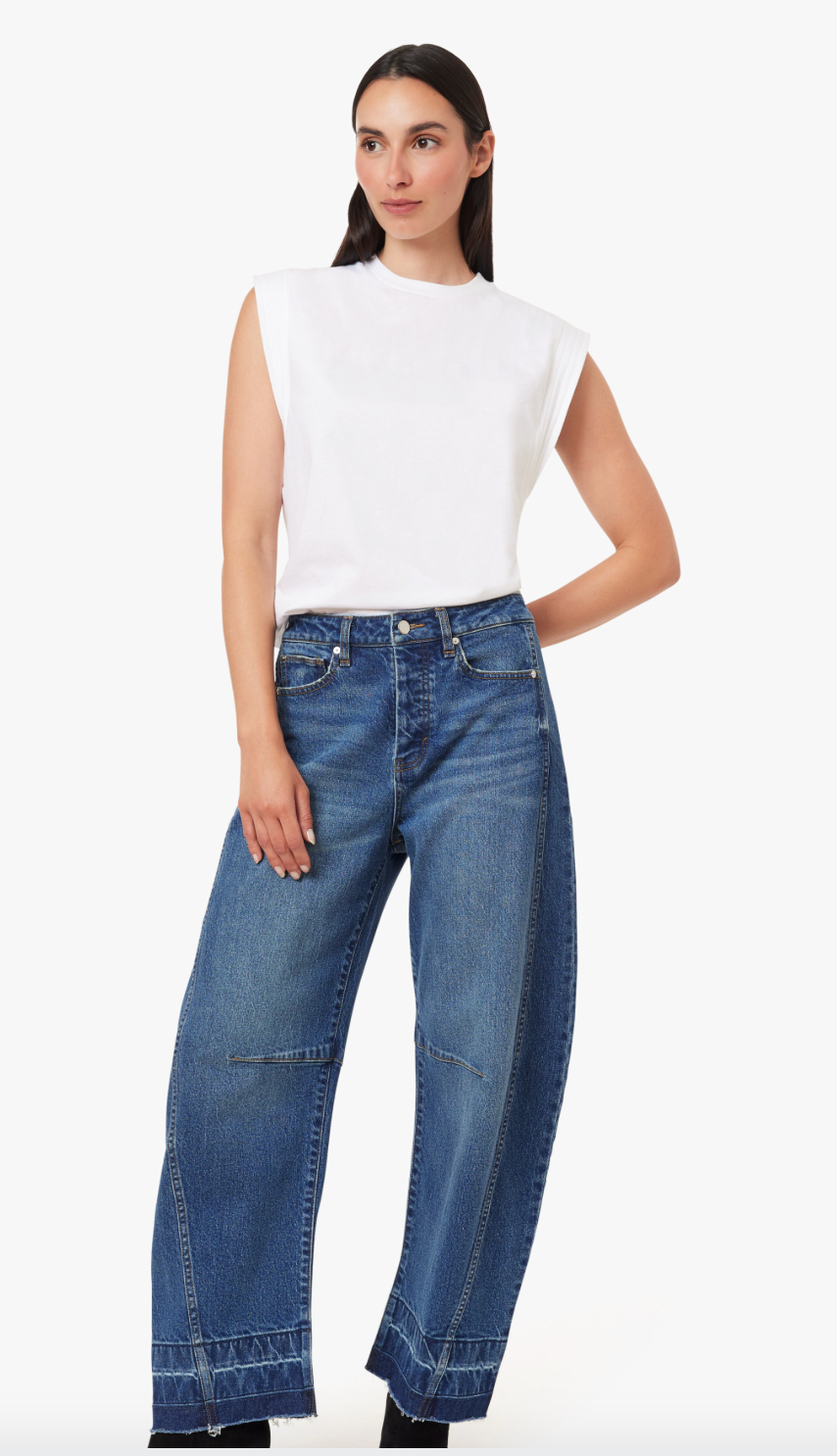 Habitual Harper Cropped Barrel Jeans
