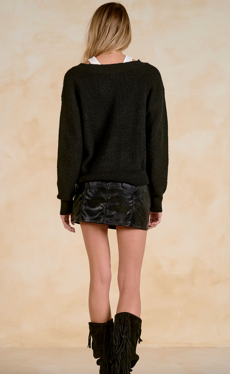 Elan Deep V Sweater