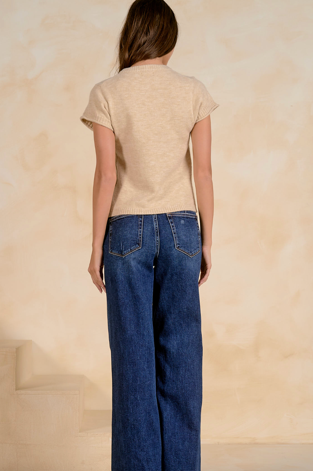Elan Short Sleeve Crewneck Sweater