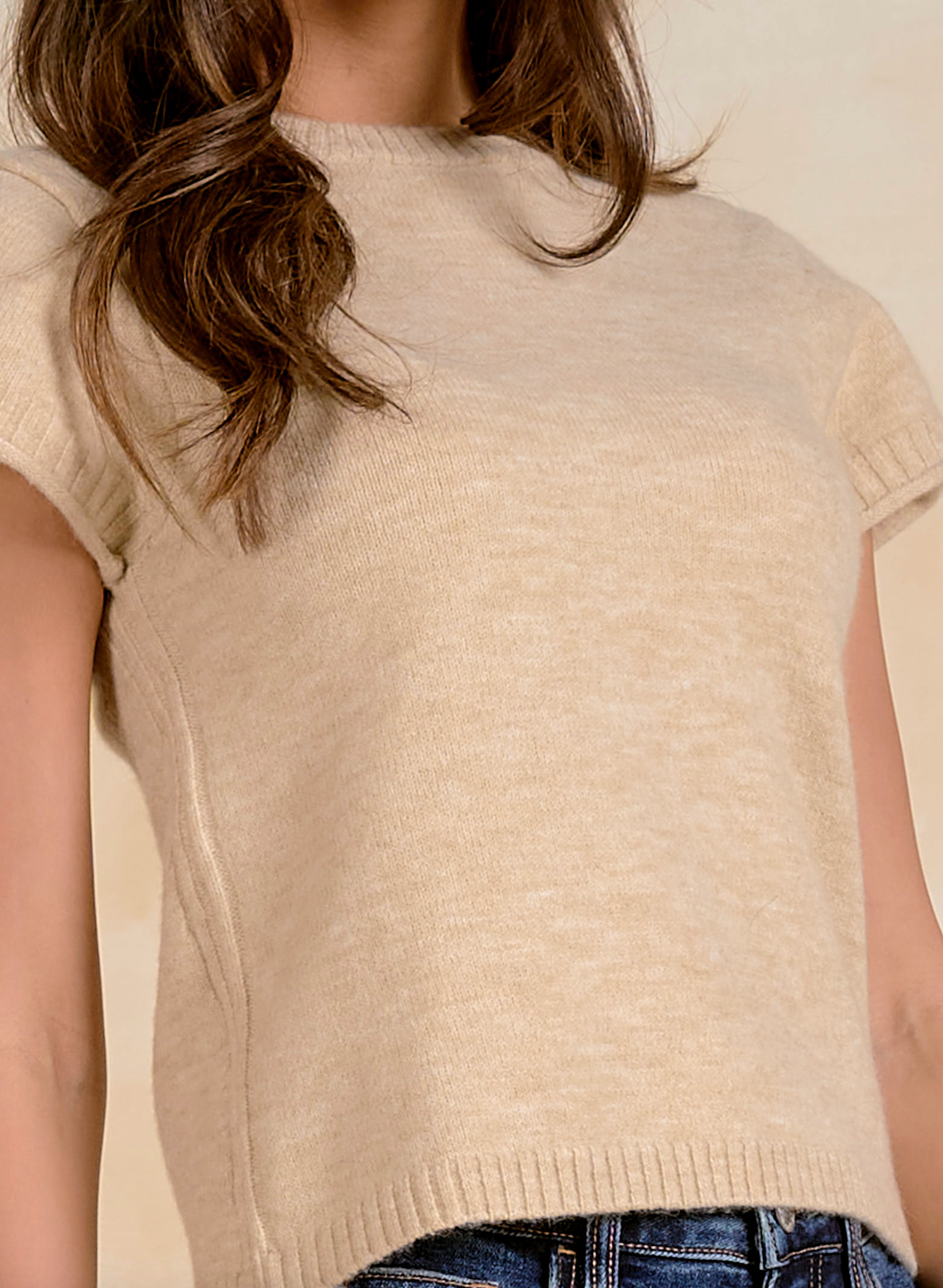 Elan Short Sleeve Crewneck Sweater