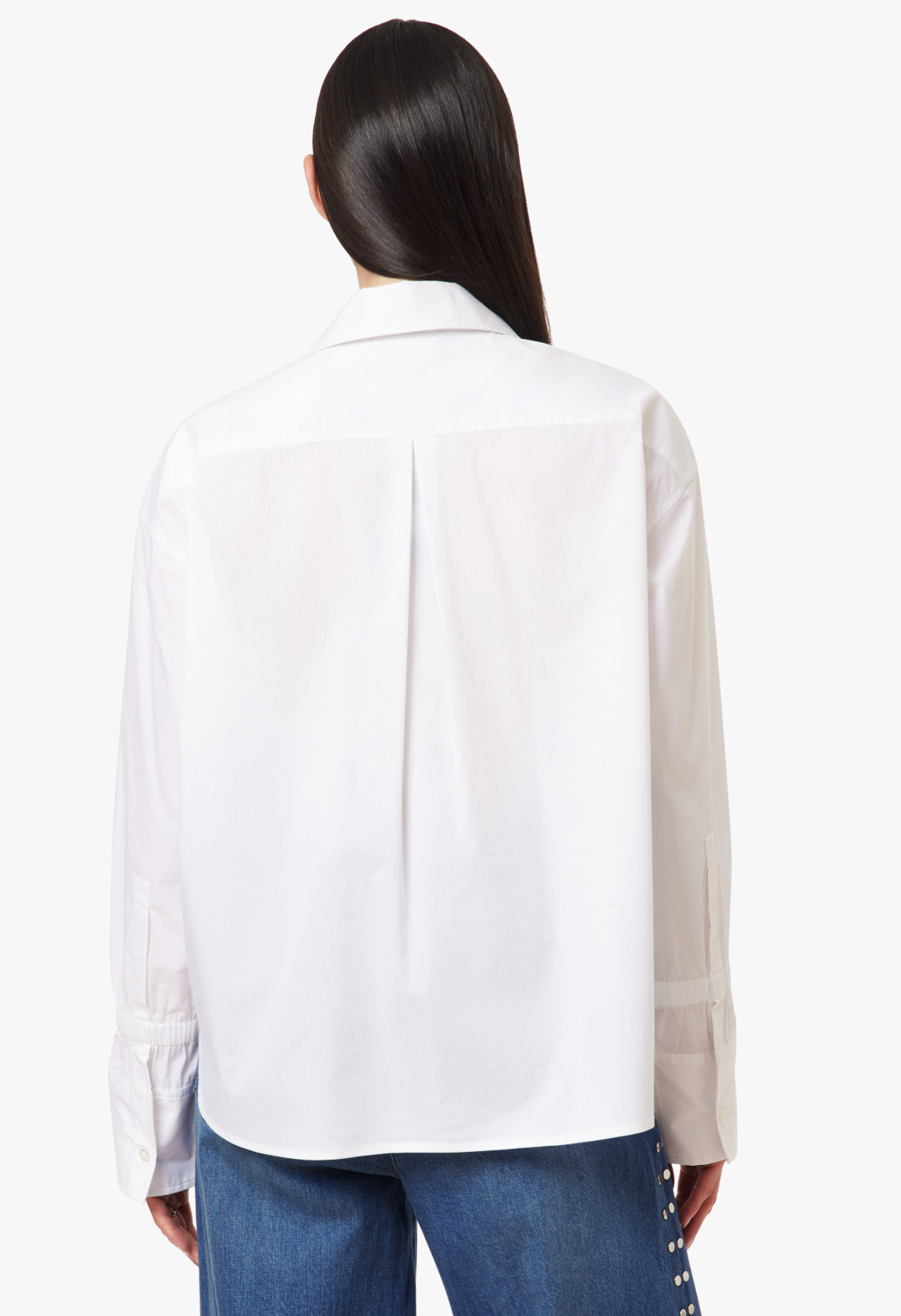 Habitual Cinched Cuff Poplin Shirt