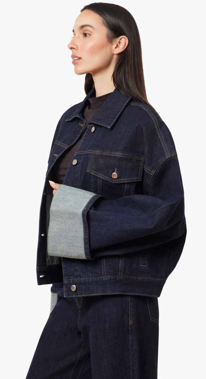 Habitual Cuffed Denim Trucker Jacket