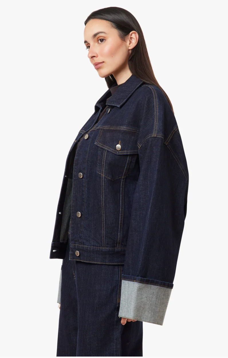 Habitual Cuffed Denim Trucker Jacket