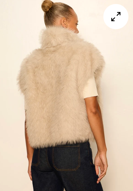 Sanctuary Silky Fur Vest