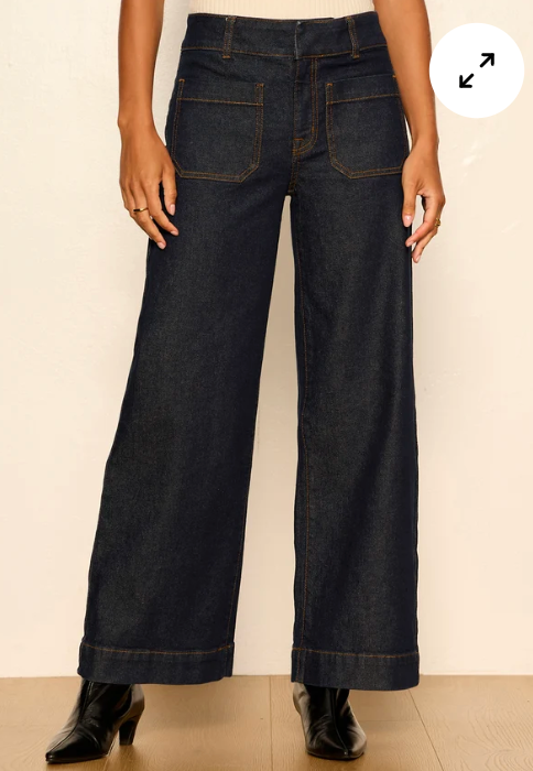 Chelsea Wide Leg Crop Jean Too Much