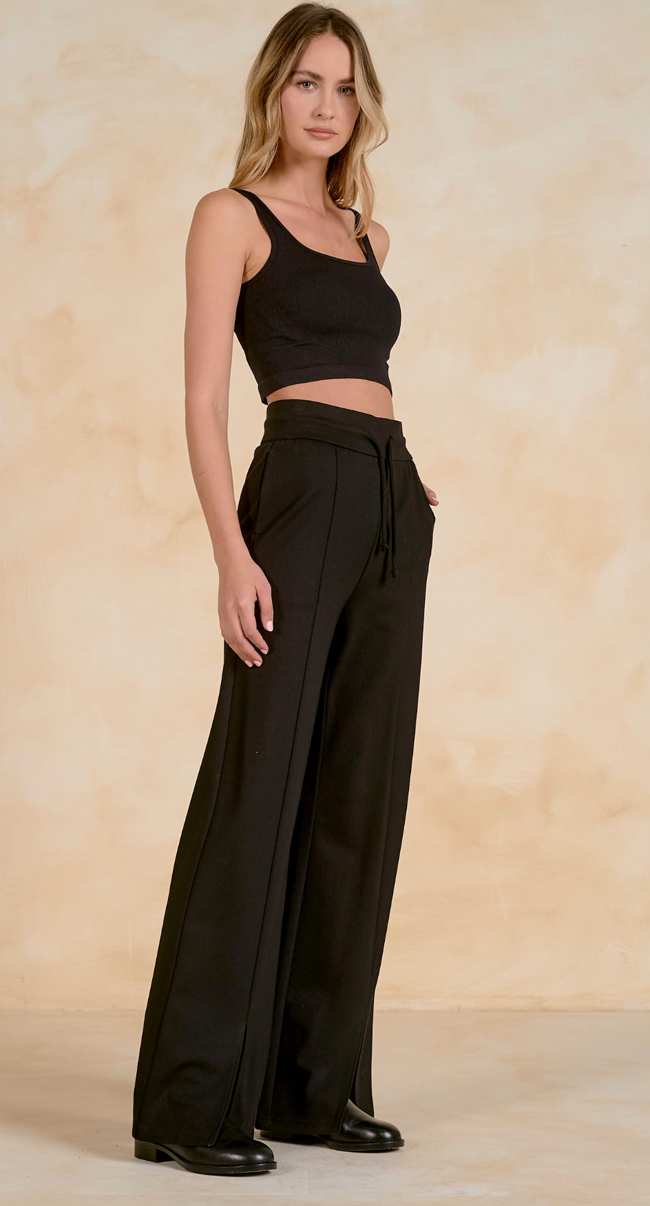 Elan Open Bottom Drawstring Pants