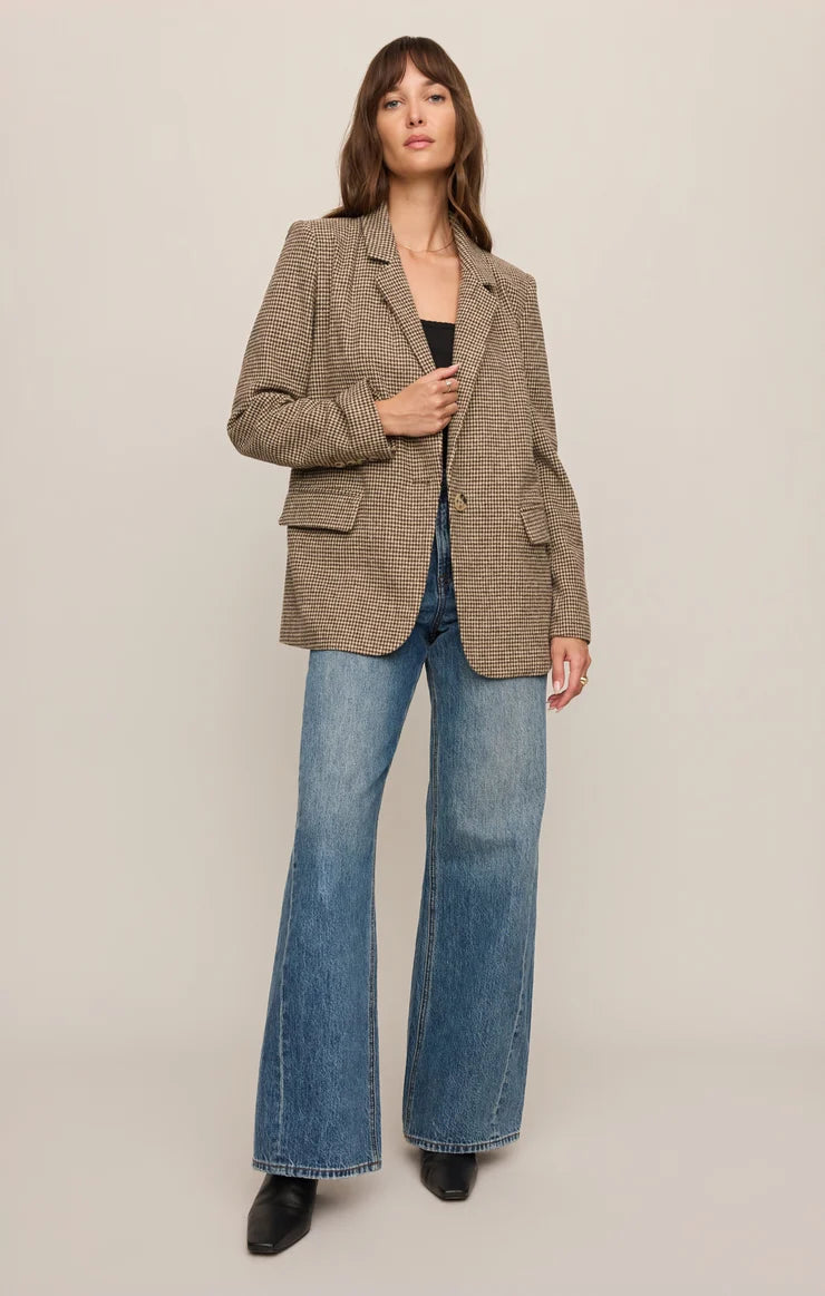 Z Supply Evan Houndstooth Blazer