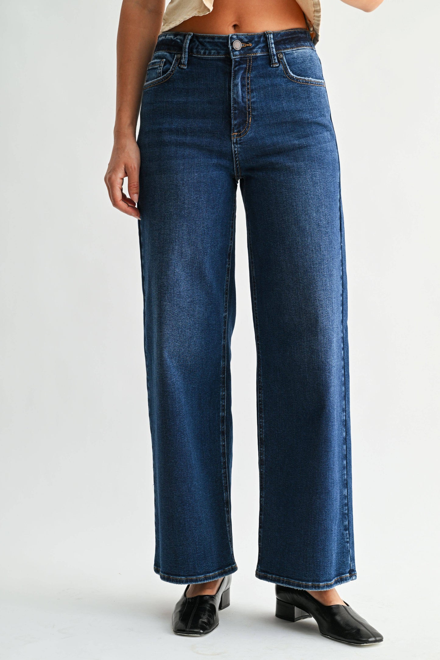 JBD - High Rise Vintage Straight - DARK DENIM