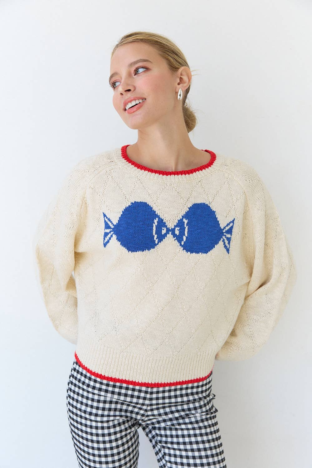 RAISONNEL - Kissing Fish Sweater