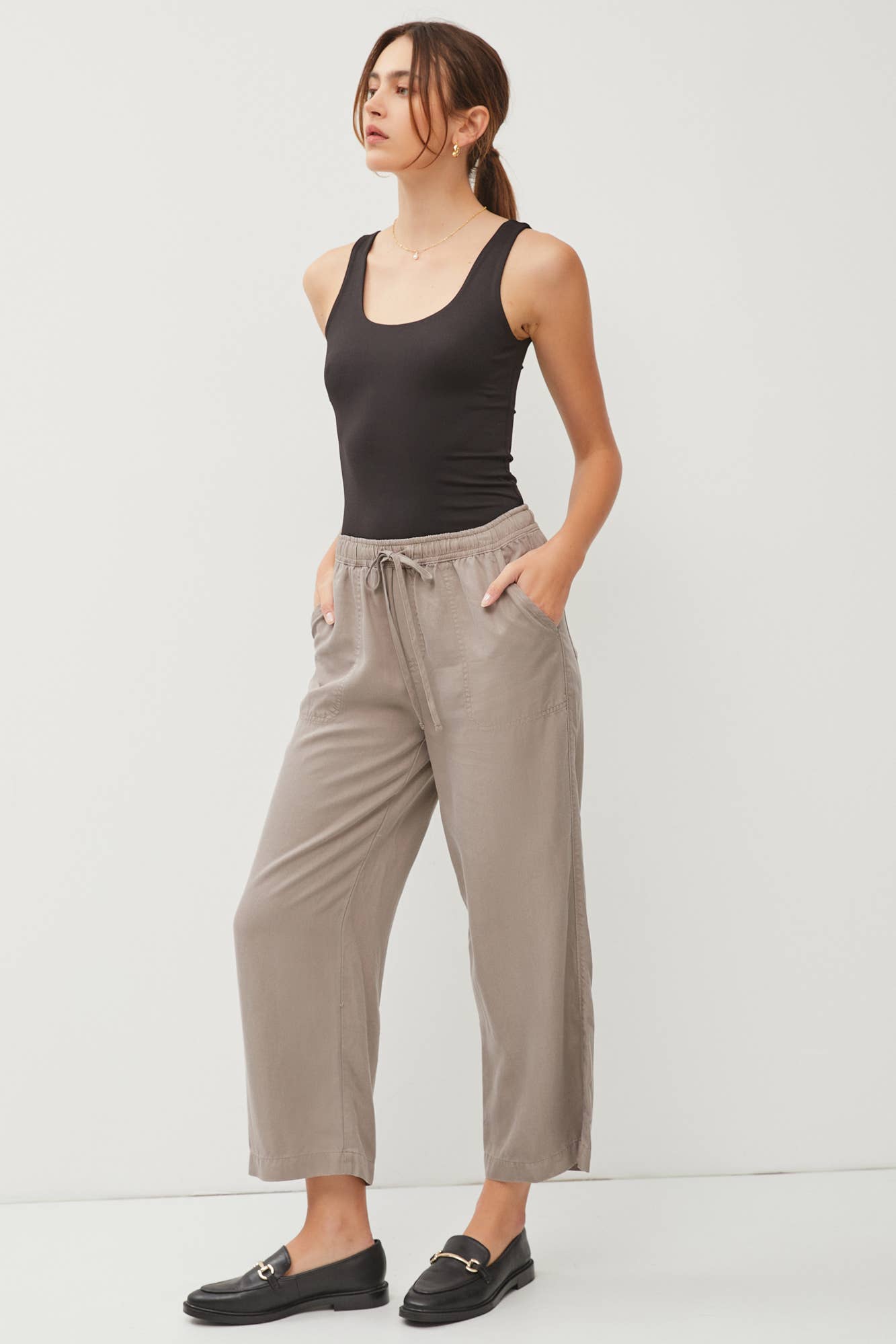 Be Cool - [SILKY MATTE] SCOOP NECK TANK BODYSUIT