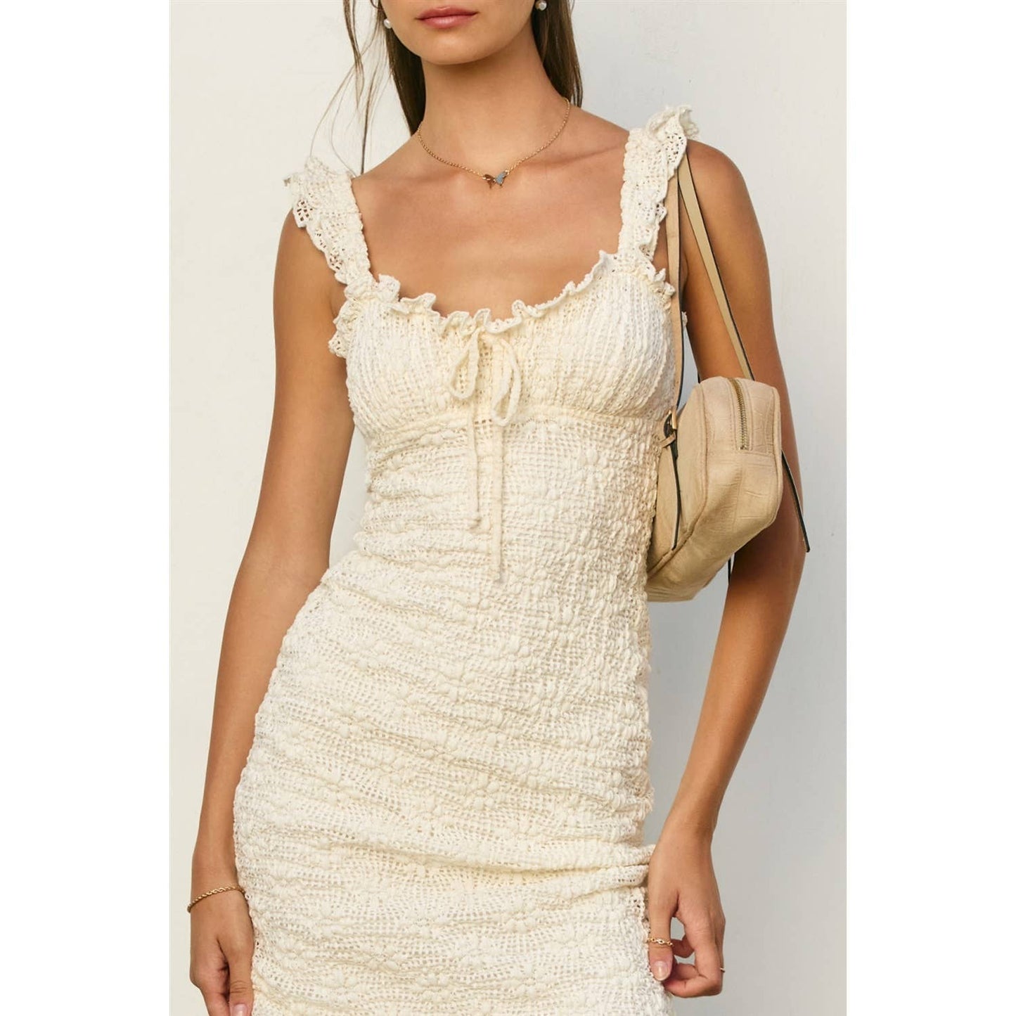 Dress Forum - Breeze & Blossom Flutter Ruffled Midi Dress