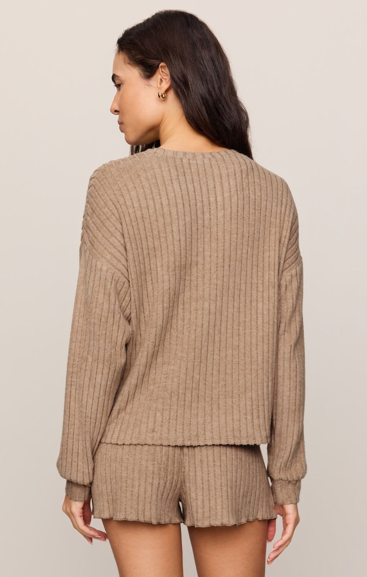 Z Supply - Daydream Rib Long Sleeve Top
