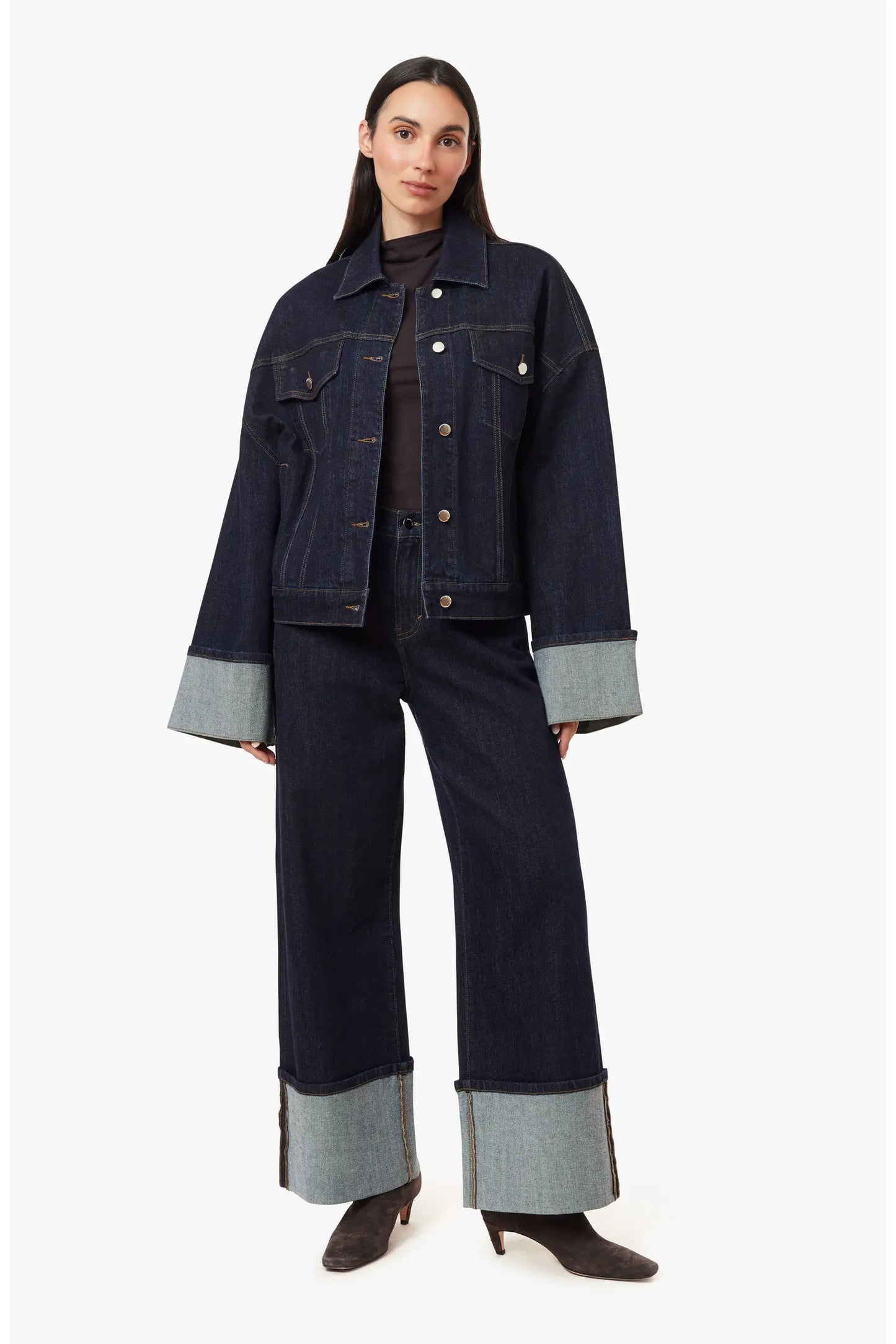 Habitual Camryn Cuffed Straight Crop Jeans