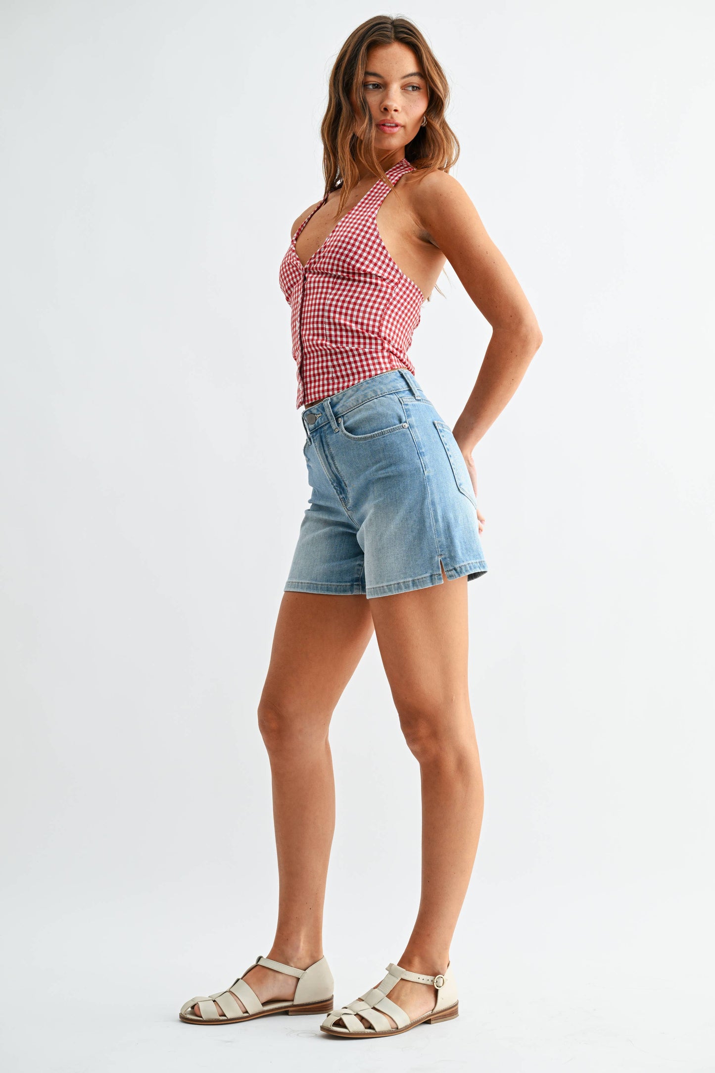JBD - Lightweight Walking Short Regular Hem W/ Slit