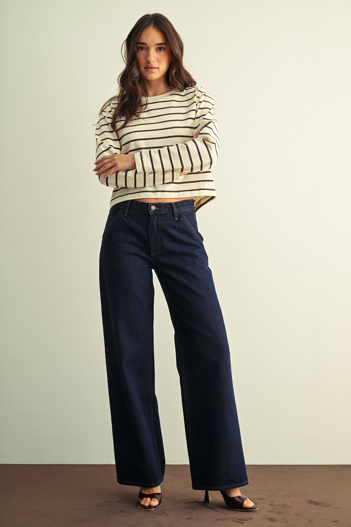 JUST BLACK DENIM - Full Length Trouser Pocket Straight