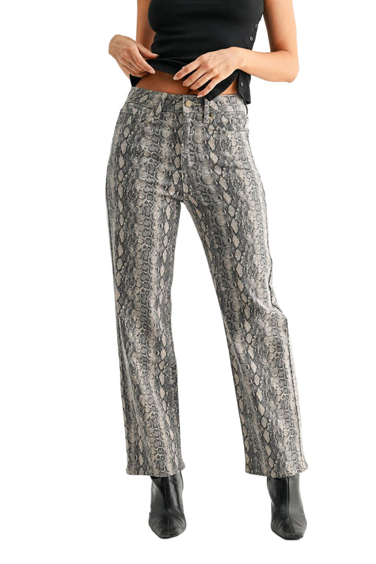 JBD -Snake Pattern Vintage Straight