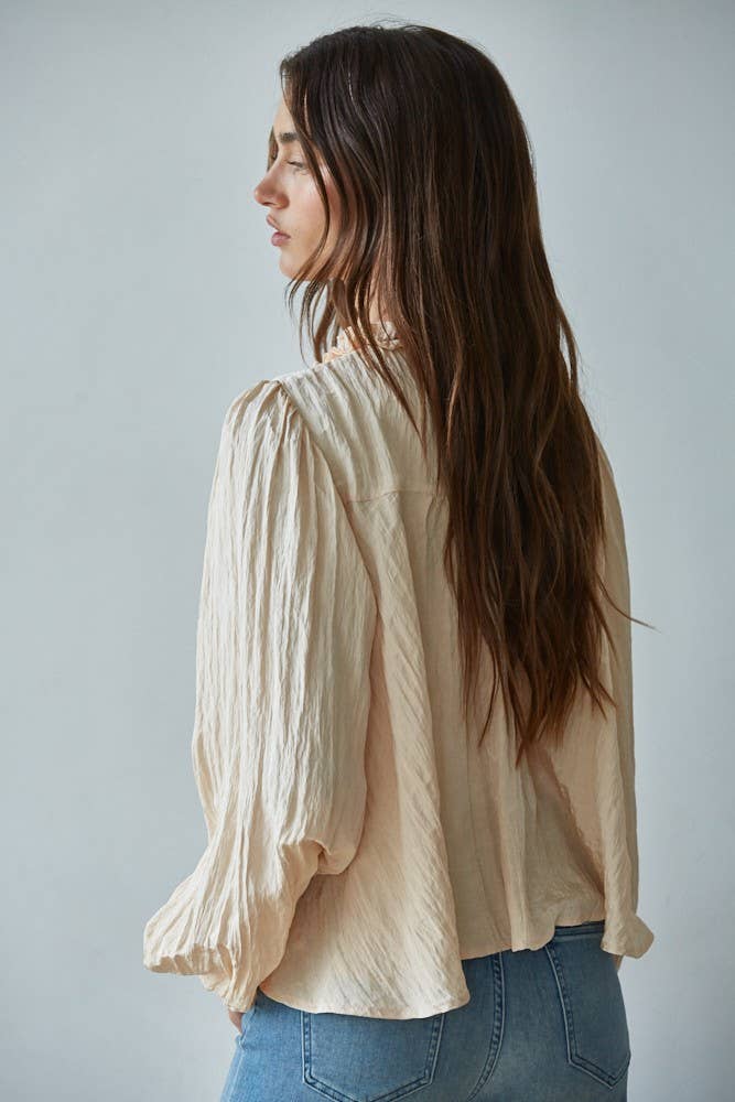 By Together - Lace Detail Blouse