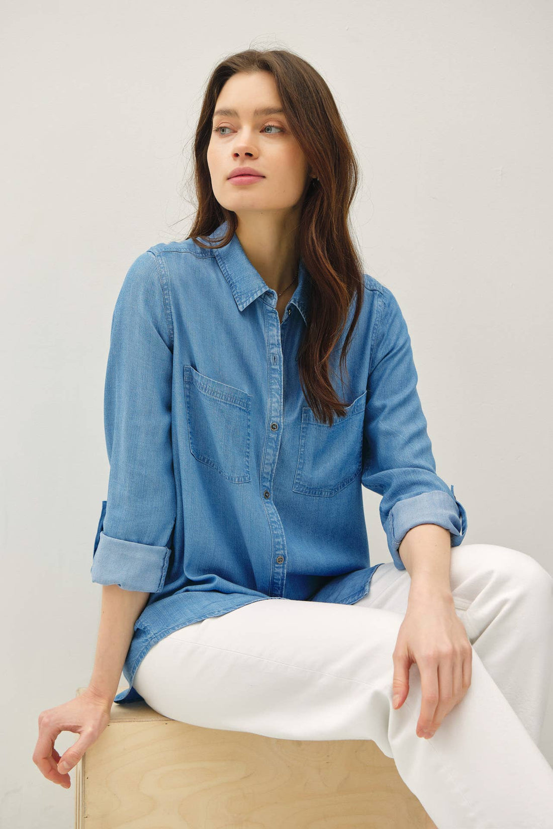 The Sage Denim Shirt