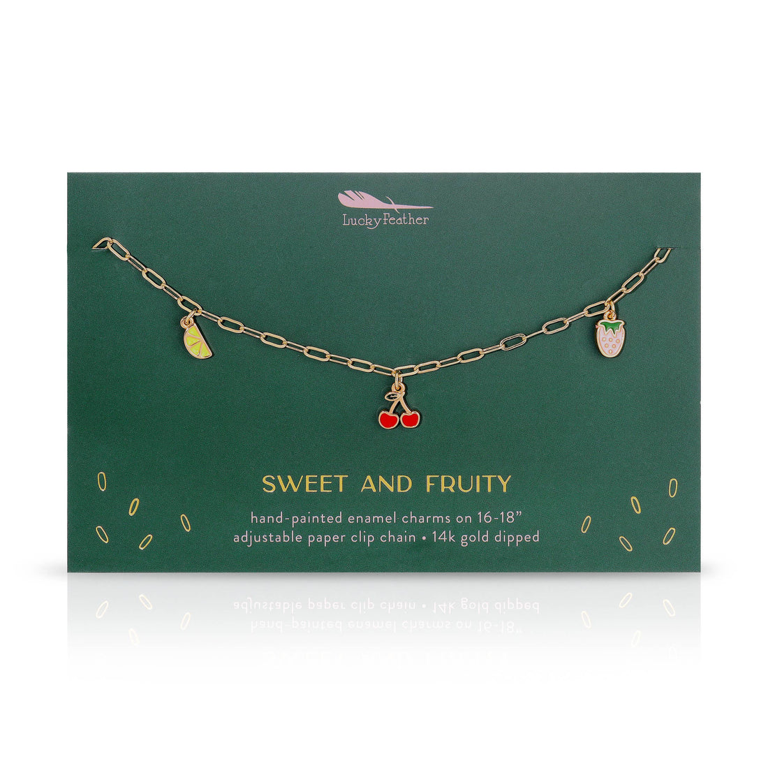 Enamel Treasure Necklace - Sweet