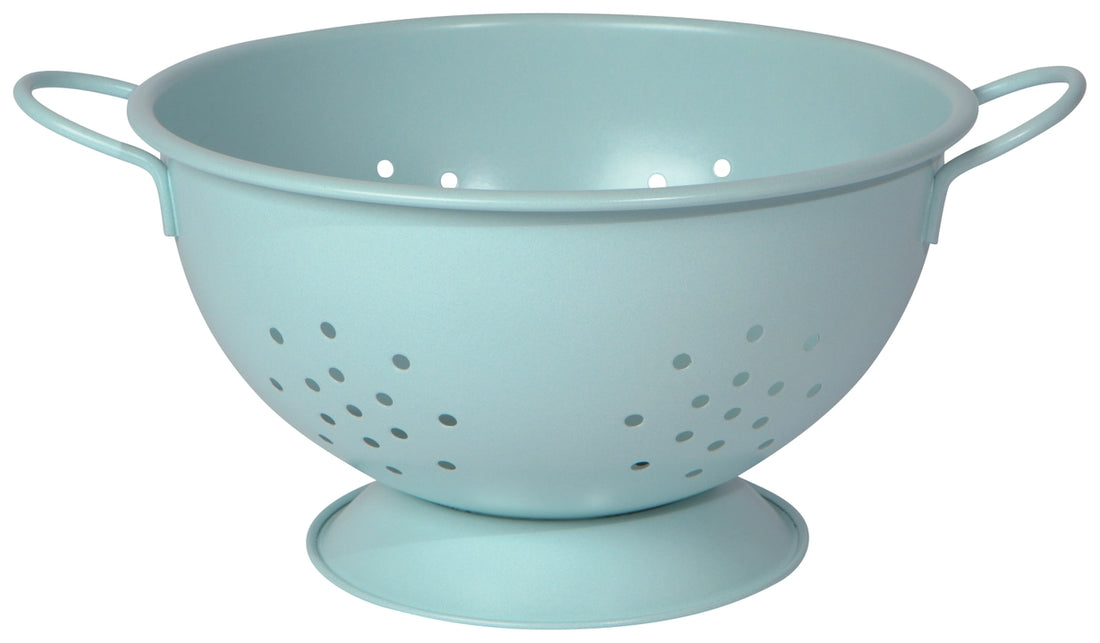 Matte Steel  Colander