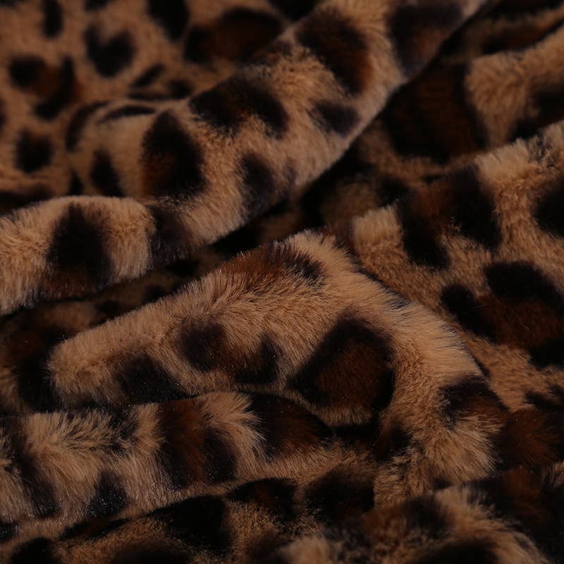Leopard Fluffy Throw Blanket