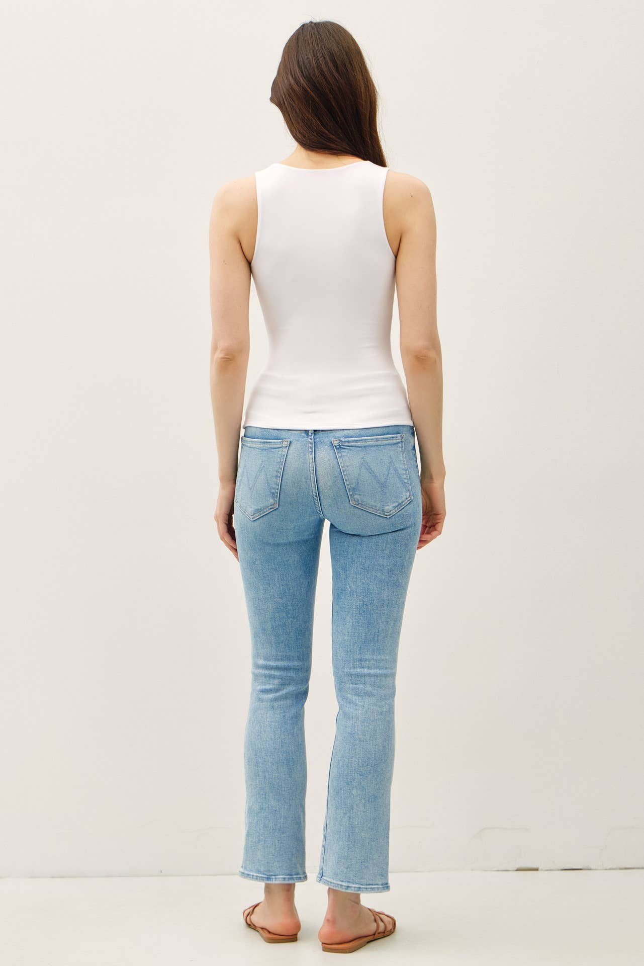 Be Cool - DOUBLE LINED BASIC SQUARE NECK TANK
