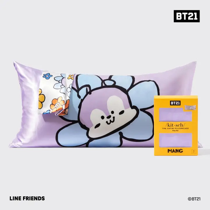 BT21 X Kitsch Satin Pillowcase King