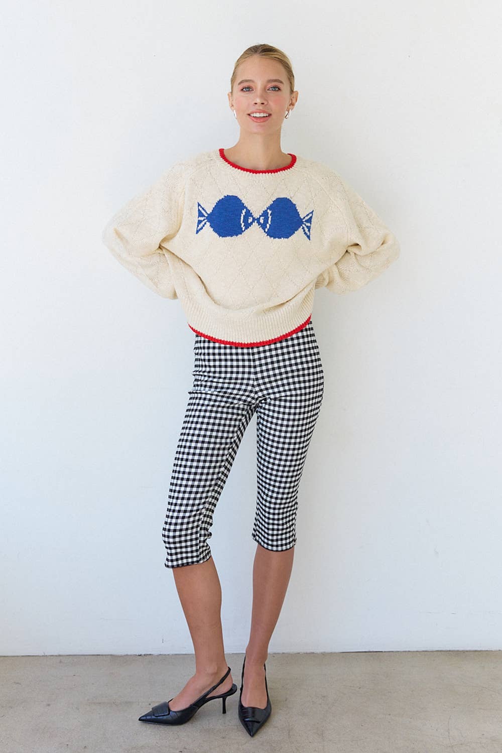 RAISONNEL - Kissing Fish Sweater