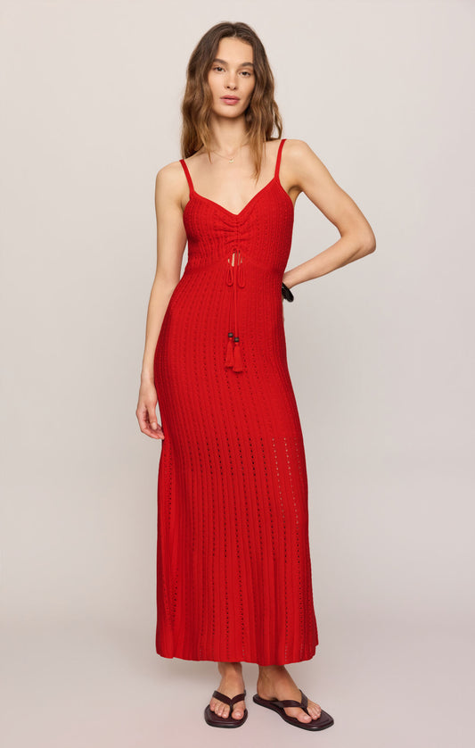 Z Supply Sunda Crochet Midi Dress