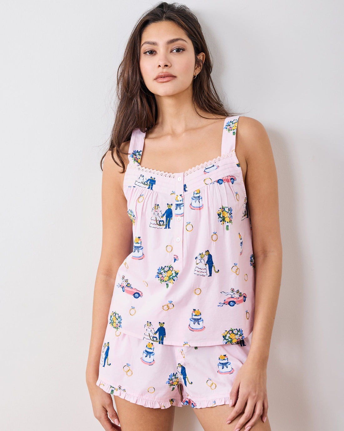 Printfresh Back to Bed Short Set