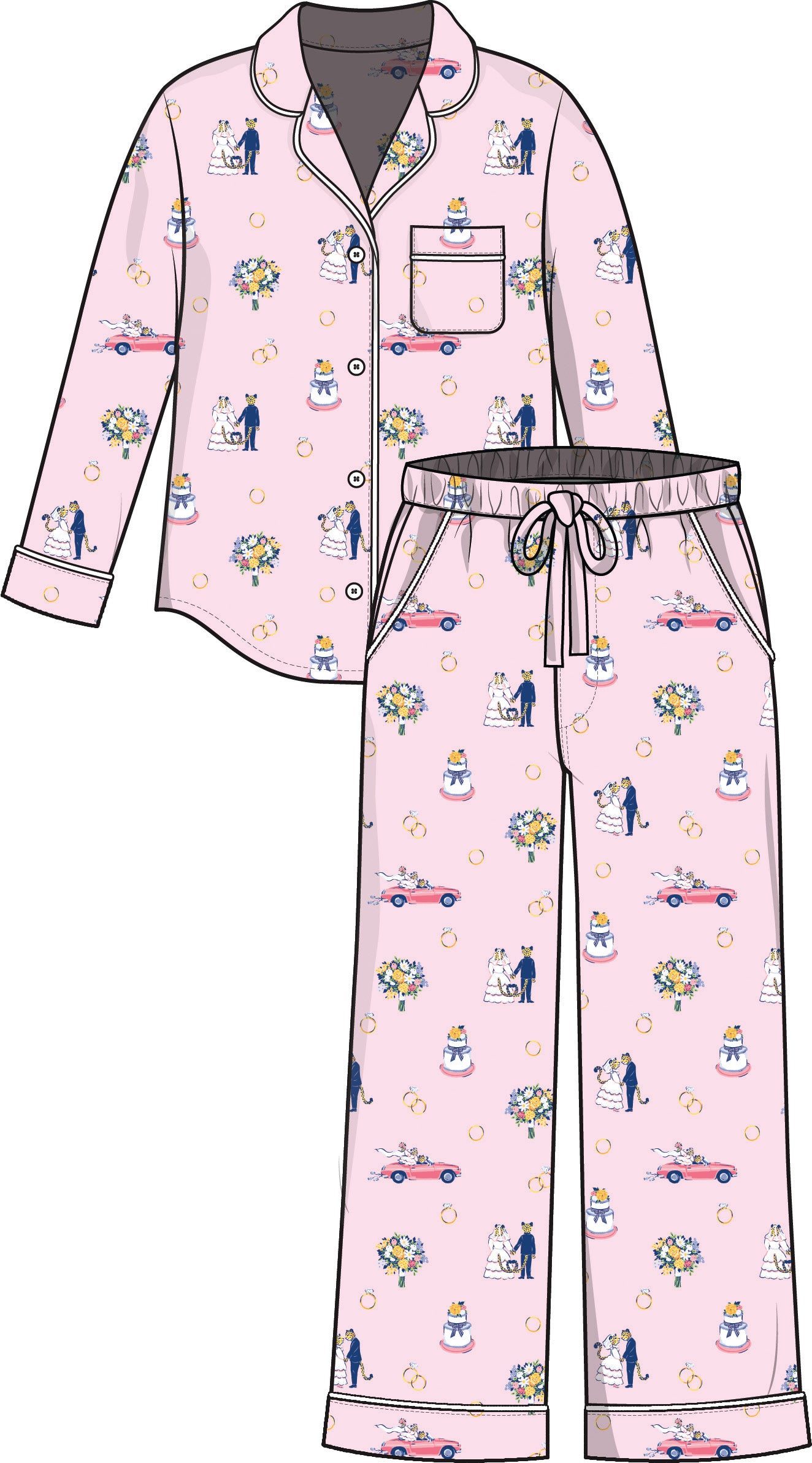 Printfresh Long PJ Set Cotton
