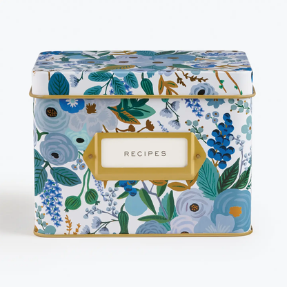 Tin Recipe Box