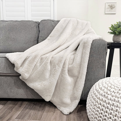 Faux Fur Throw