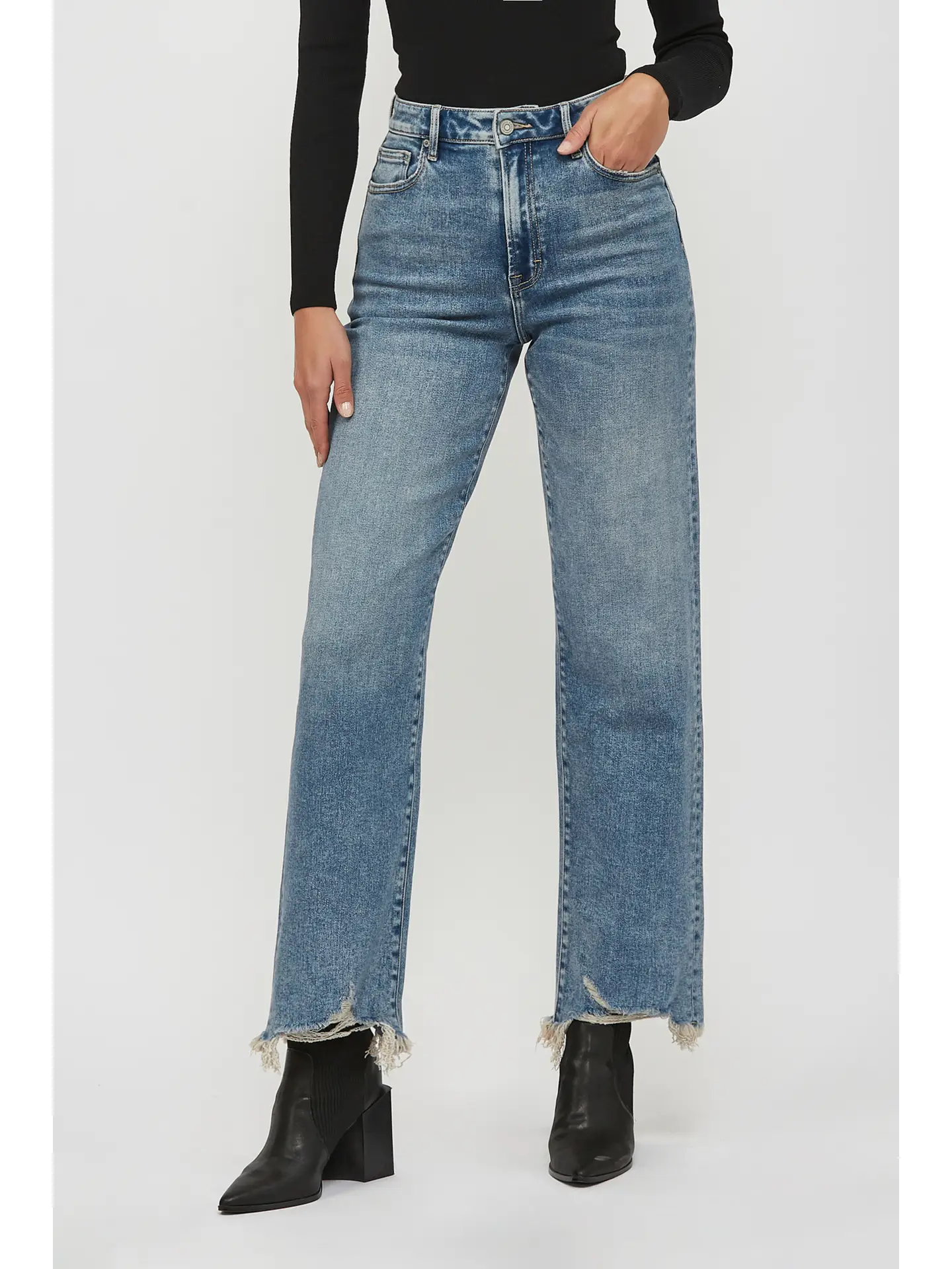 The Freyah Wide Straight Jean