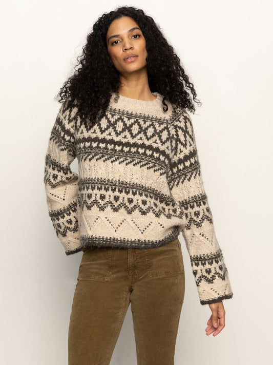 Sanctuary - Fairisle Crew Neck Sweater