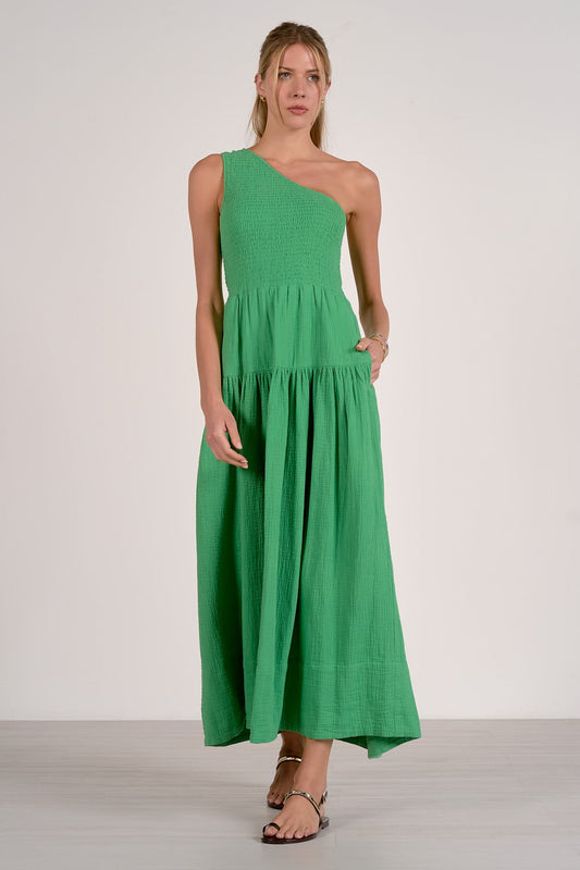 Elan - One Shoulder Maxi Dress